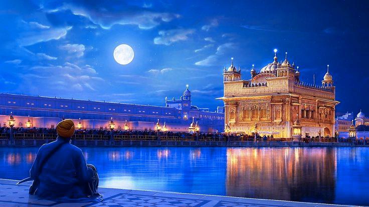 Golden Temple of Amritsar (Punjab) - the Sikh sacred centre.
