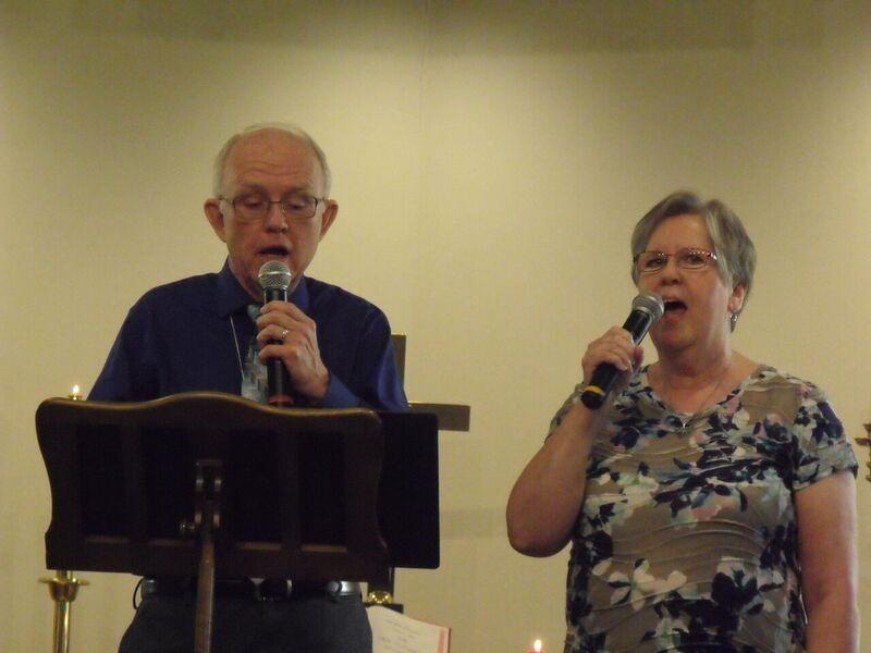 When we sent Pastor Brad and Debbie into retirement with