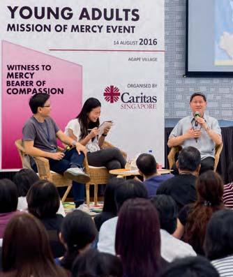 Cardinal Tagle structured his talk in the context of young adults and their stage of growth, especially in their desire to find their self-identity.