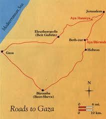 Jerusalem to Gaza was a proper trek!