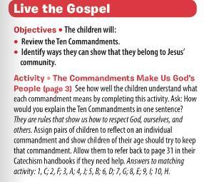 Teaching Guide TG3-31 Loyola Press Sunday Connection Gospel Reading John 3:14-21 Jesus tells Nicodemus that the Son of Man will be raised up so that those who believe in him will have eternal life.