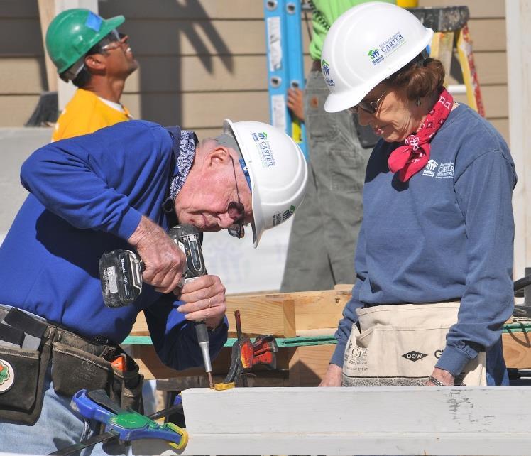 The Jimmy and Rosalyn Carter Work Project, which was hosted in Denver in 2013, continues to be a powerful international event for building, fundraising, and advocacy.