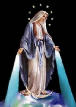 over that a cloth of blue. In his Gospel, John records that at the foot of the cross Jesus turned to His mother Mary and said, Woman, behold your son then turning to John He said, Behold your mother.