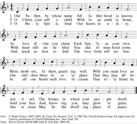 HYMN OF THE DAY 501 Our Father, by Whose Name