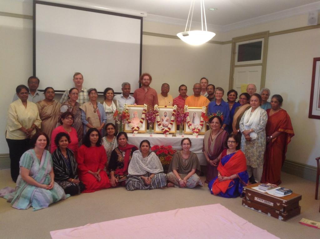 News from and activities of the Vedanta Centres of Australia and New Zealand ADELAIDE CENTRE Monthly activities: a) Swami Sridharananda continued his three-days-a-month visit to Adelaide and