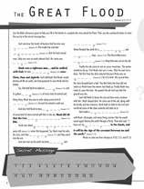 Bible Story Hand out Connections, page 2 and allow the children to work alone or in groups to complete the Bible story. They will solve the secret message at the bottom of the page.