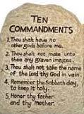 A Capsule 6 in 10 agree the Ten Commandments still apply today.