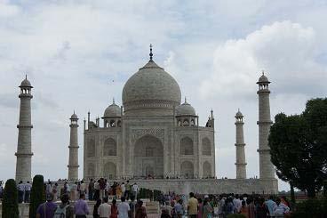 He was very much excited because he was able to fulfil his life time dream to see this Taj Mahal, where his Dad