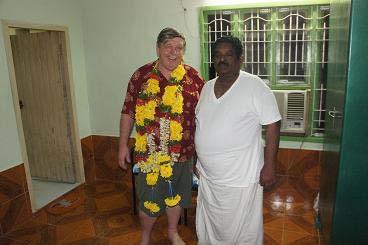 Dr Gaddam Thomas and me in Tenali My first impression in Chennai was, I had been struck with
