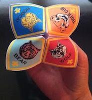 Bobcat: Cootie Catcher or Fortune Teller Materials: Copy of the