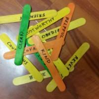 Bobcat: Scout Law and Oath Game Materials: 12 craft sticks or tongue depressors per set, with one point of the Scout Law written on each stick 1.