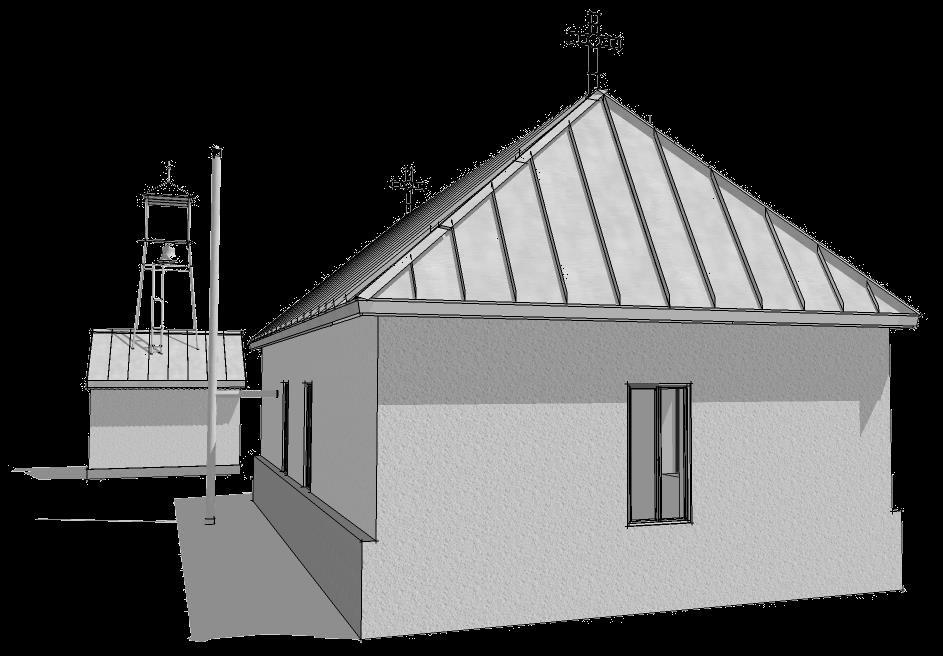 The church, like the majority of buildings from the villages, is built of abode.
