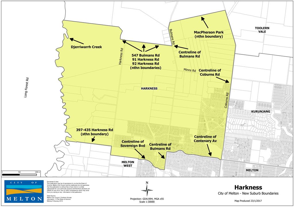 City of Melton New Suburb Boundaries As you will be aware Melton is currently in the process of establishing 11 new suburbs within the township.