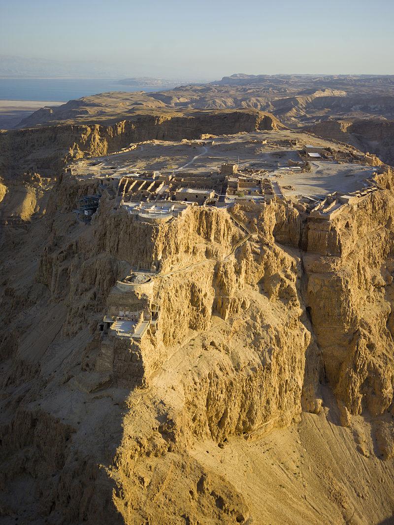 Masada. Here, Jewish Zealots withstood the Roman Army after the fall of Jerusalem in A.D. 70.