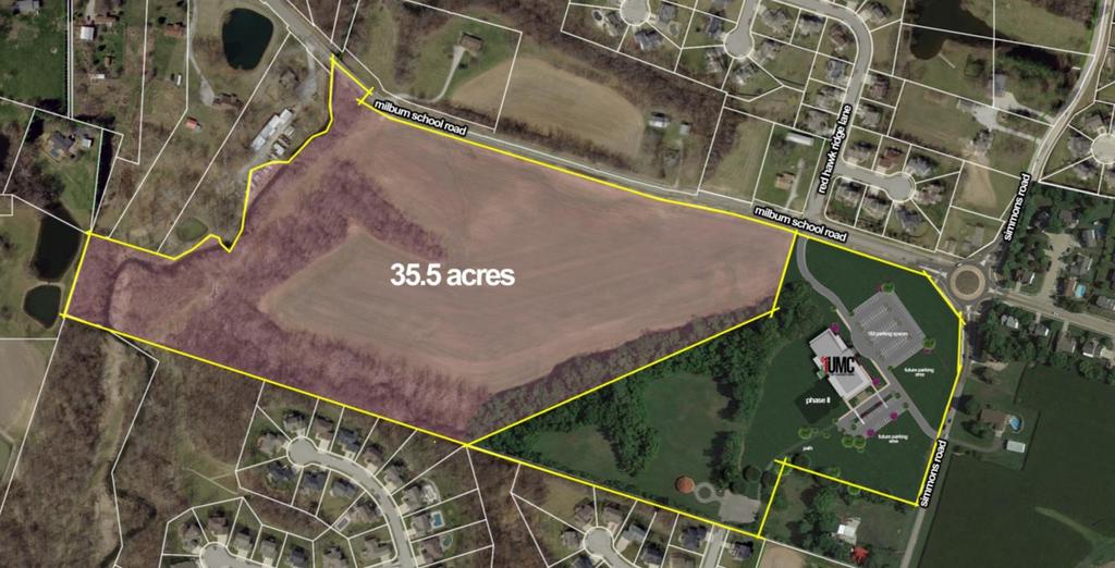 PROPOSAL (CONTINUED) 7 Building Location: Our church building will be placed on the approximately 10.8 acres on the northeast quadrant of our property.