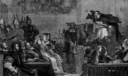 Knox and the Scottish Reformation John Knox Preaching in front of Mary Queen of Scots John Knox and his followers marched throughout Scotland and took over strategic cities such as St.