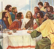 b. Outline what Jesus said and did at this meal. (4 marks) c. How did the apostles react to what Jesus said and did at this meal? C.