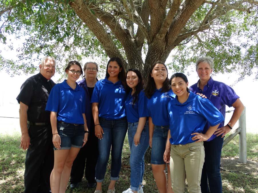 The spiritual retreat was hosted by Junior Catholic Daughters of the Americas State Co- Chairmen Sheila Martinka and Peggy Supak, State Chaplain Msgr.