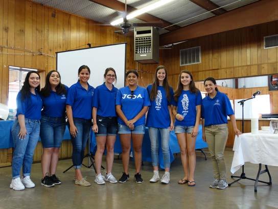 2017-2018 STATE PIN AWARDS L R: Teresa Rodriguez, Alyssa Ramirez The State officers presented the State JCDA Pin awards.