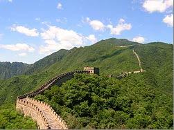 The Great Wall in China The Great Wall of China was built originally to protect the northern borders of