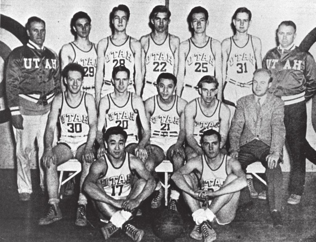 UTAH MEN S BASKETBALL NATIONAL CHAMPIONSHIPS 1916 AAU Champions The 1915-16 Ute hoop squad started out as a team unsure of itself, but after a victory over Brigham Young in Provo and two close wins