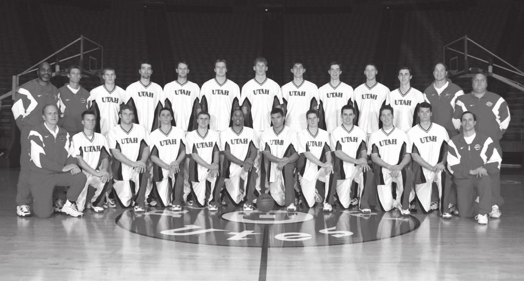 YEAR-BY-YEAR RESULTS UTAH MEN S BASKETBALL 1997-98 Record: 30-4 WAC Mountain Division Champion NCAA Runner-up Front Row (left to right): Trainer Gerald Fischer, Collin Terry, Zac Dalton, Adam Sharp,