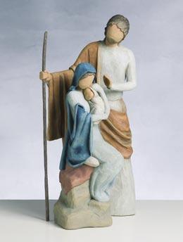 Plaque Collection The Christmas Story The two-piece set of Mary holding