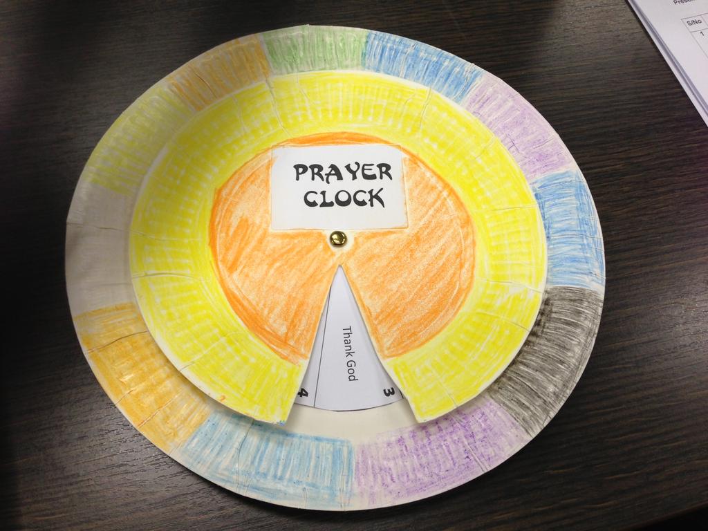 Timothy Club (P1-3) Year 1 How to use the Prayer Clock (25 mins) The Prayer Clock has 12 segments. They are:1. Praise God for who He is 2. Read a Psalm 3. Thank God for everything (good and bad) 4.