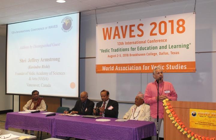 Sashi Kejriwal, president of WAVES, welcomed the attendees and dignitaries, noting that WAVES is in its 22nd year in existence, having started with its inaugural conference in the year 1996 at