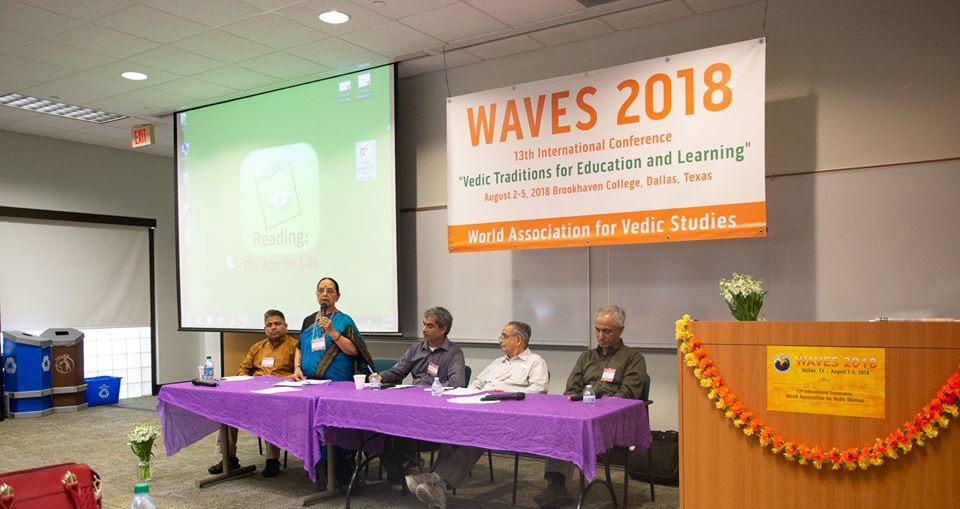 of directors of WAVES and treasurer, presented a historical journey through the contours of the Indic civilization, highlighting the need for research and a better understanding of the longstanding
