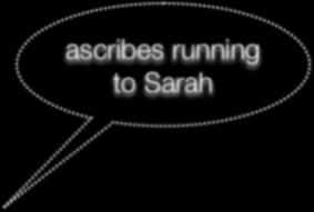 Sarah Subject The flashlight doesn t