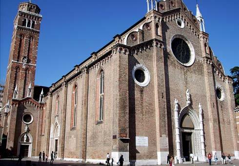 DESTINATION Frari Church in Venice where Monteverdi is buried.