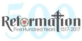 Celebrate the 500th anniversary of the Reformation with us! Sunday, October 29, 2017 3:00 pm Immanuel Lutheran Church 522 S. Church St.