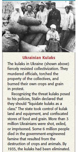 Stalin seized 25 million acres of private farms & combined them into