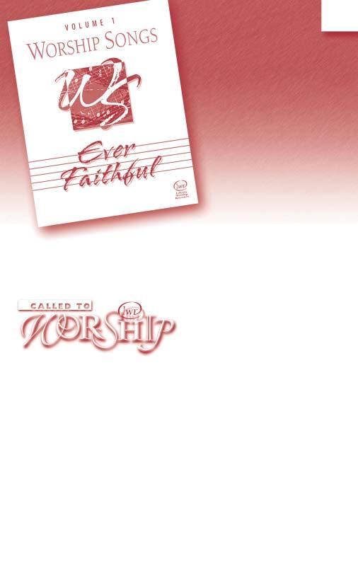 WORSHIP SONGS, VOLUME 2 Dra Us The second installment of 13 fresh, highly accessible songs for congregational orship.