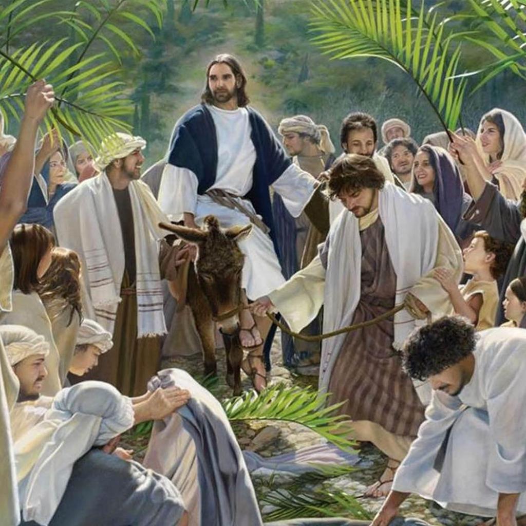 Matthew 21:1-17 9 And the crowds that went before him and that followed him were shouting,