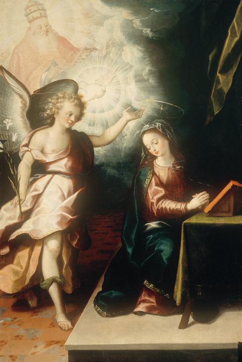 Lesson Plan Materials The Annunciation DAY ONE The Annunciation BY LUIS JUAREZ (C. 1610) Warm-Up A. Project the image on The Annunciation (page 7).