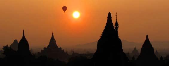 The elephant stopped at four places around Bagan and later the King built stupas at each of these locations.