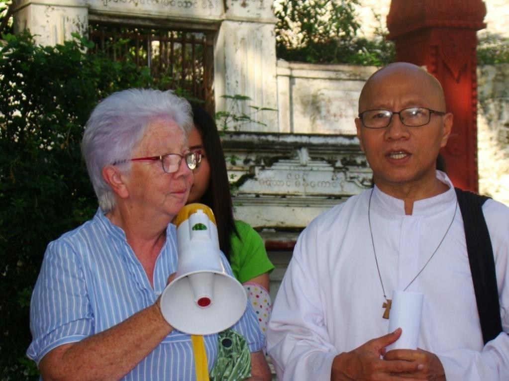 Then the hermit monk welcomed us to his place and said he was so happy that we were from so many different faiths.