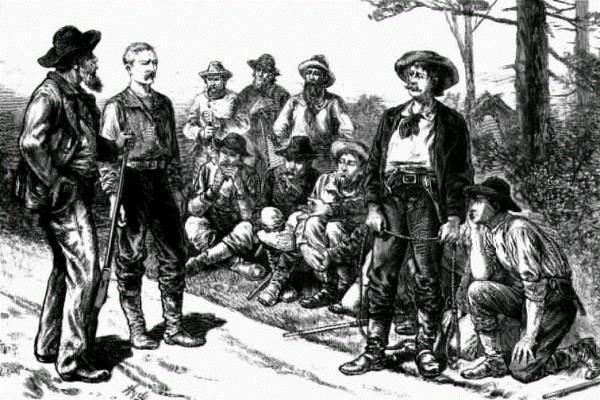 Travis started spreading rumors that a large armed group of vigilantes was coming to free the slaves.