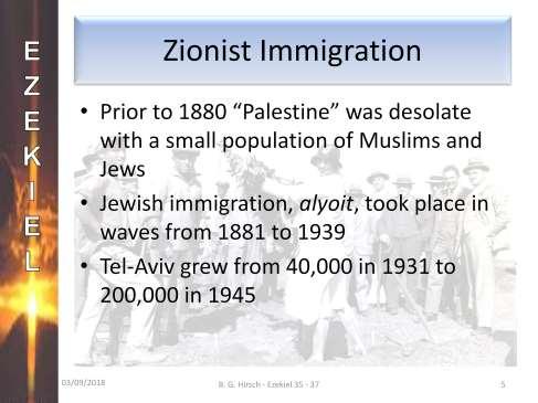 Prior to 1880 in Palestine, the land was called, empty, silent, waste, and ruin.