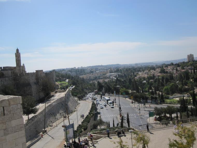 Afula, near Nazareth Road to Jerusalem The total population west of