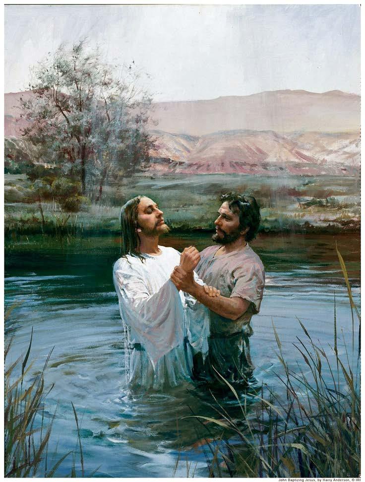 The Baptism of Jesus (Luke 3:21 22) Heavens open, seemingly as much a result of Jesus praying as due to the baptism itself Lucan Emphasis on the Spirit Holy Ghost descends in bodily shape and like a