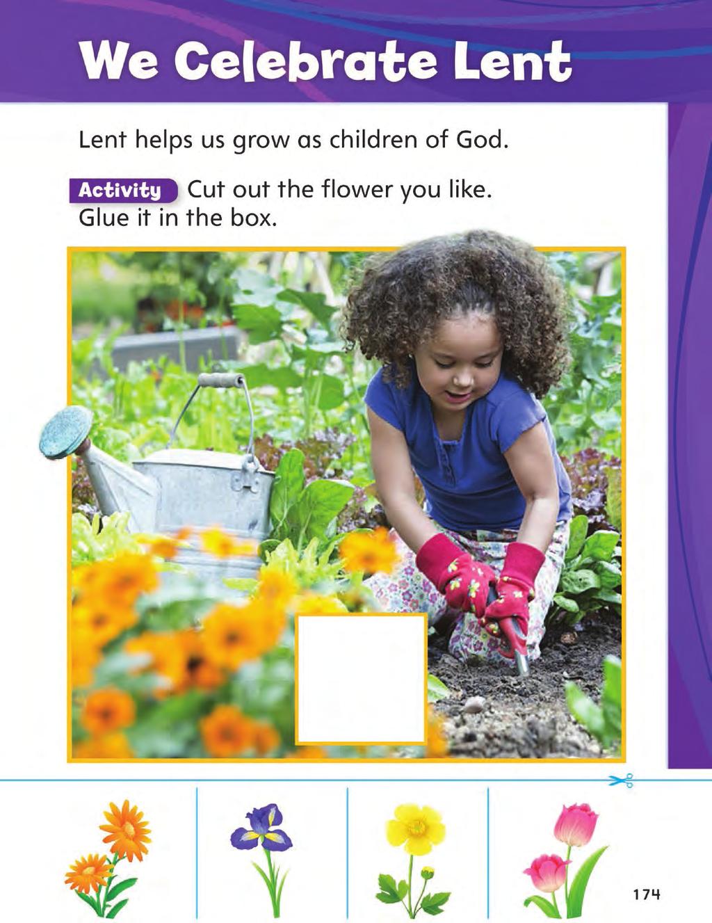 Kindergarten Student Edition We Celebrate Lesson FEASTS AND SEASONS 11 The We Celebrate section has special lessons for the child to learn about the Church
