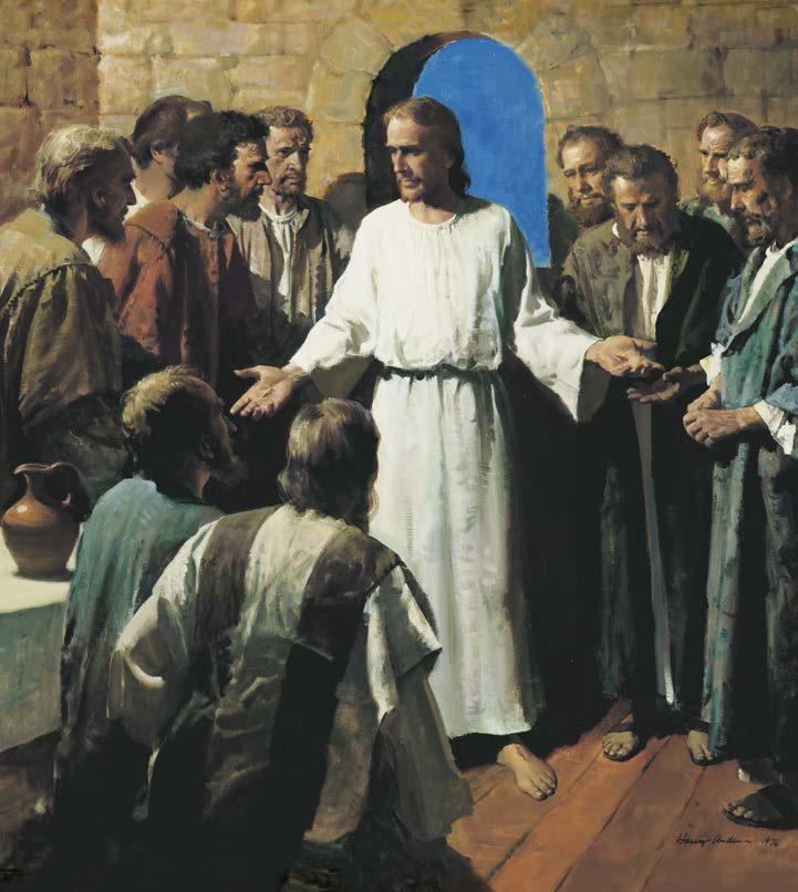 THE GODHEAD, PART 1 Jesus Shows His Wounds (Luke 24:36 40). Jesus appeared to His Apostles with a resurrected body of flesh and bones. The First Vision (Joseph Smith History 1:15 20).