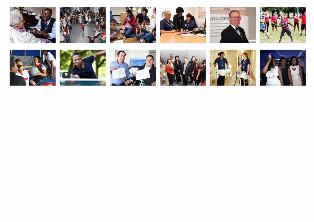 This calendar shows NELFT NHS Foundation staff in Essex and London at work and attending various events.