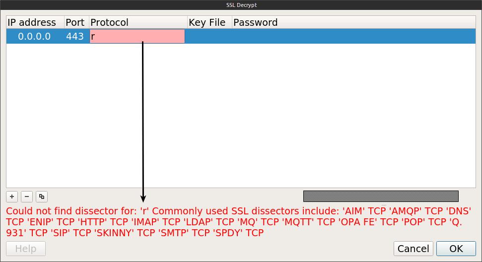 למשל 443 ל- HTTPS. מוצהר, בו שימוש לתעבורה. מדובר ב- port שנעשה מספר ה- port - Port - Protocol שם הפרוטוקול שנעשה בו שימוש ואותו רוצים לנתח. אני בד"כ שם TCP או UDP שם, לפחות בהתחלה.