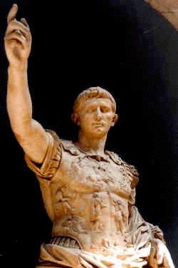 I. AUGUSTUS 5. CROWNED PRINCEPS - FIRST CITIZEN IN 27 BC a. ENDED CIVIL WAR b.