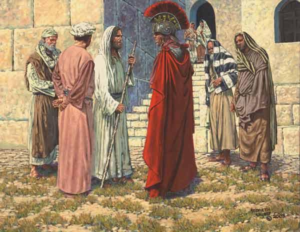 Day 1 Bible Story - The Faith of the Centurion Background Scripture Matthew 8:5-13 After healing the many people, Jesus returned with his disciples to Capernaum.