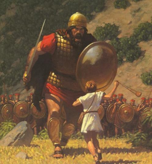 The Kings Men Bible Study Leaders Guide Day 2 The Full Armor of God Bible Story: David and Goliath (a young boy eschews the armor of the army and chooses thearmor God has for him) 1 Samuel 17 (key